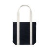 Harold Two Tone Tote Bags Navy Cream